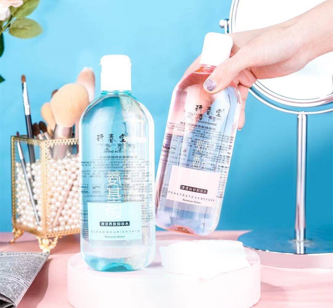 研春堂卸妆水氨基酸烟酰胺清透清洁养肤深层清洁不油腻一件代发