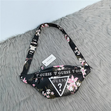 新款g字三角腰包潮流单肩包手提包简约纯色女包花朵包