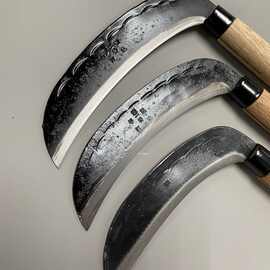 出口日本手打中厚镰刀收割硬草玉米藤蔓大豆砍伐菜园农具