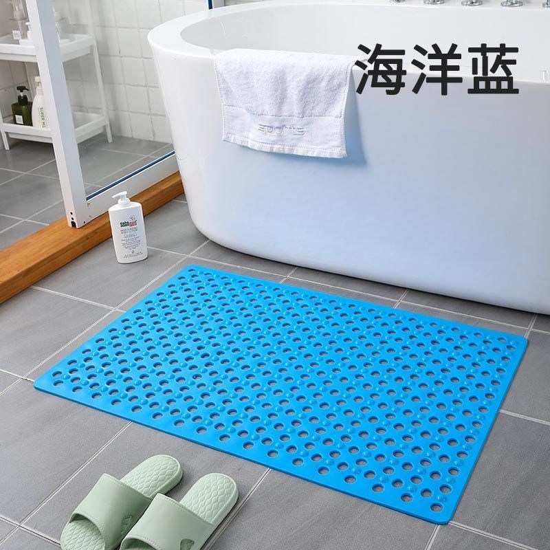 Large Hole Bathroom Non-Slip Mat Bathroom Splicing Mat Toilet Toilet Waterproof Foot Mat Floor Shower Room Bath Mat