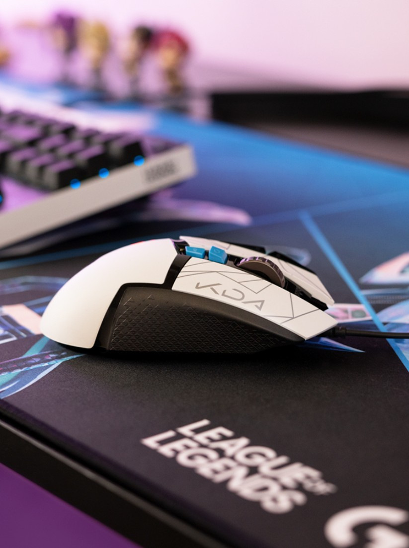 logitech罗技g502hero鼠标kda女团版有线游戏电竞主宰者鼠标