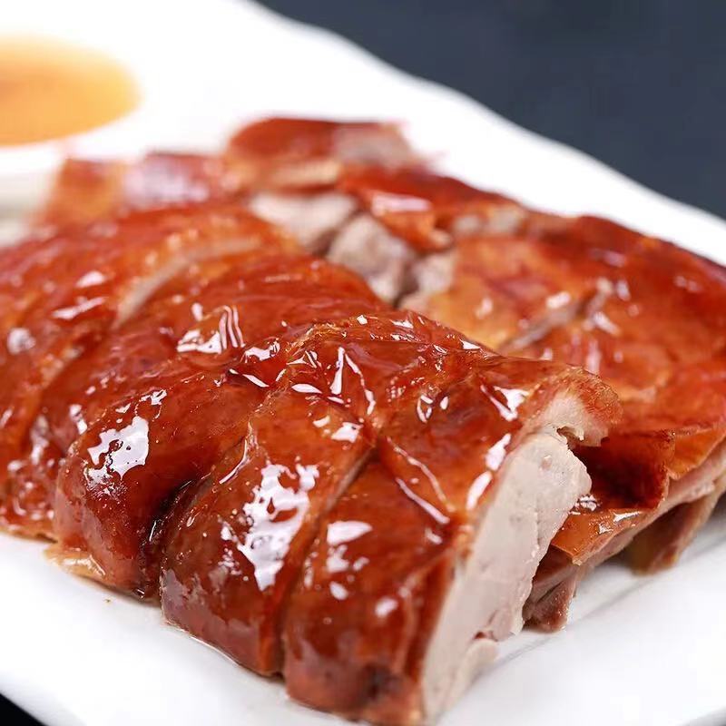 烤鸭老北京风味果木炭烤烧鸭即食熟食下饭菜小吃厂家批发独立站