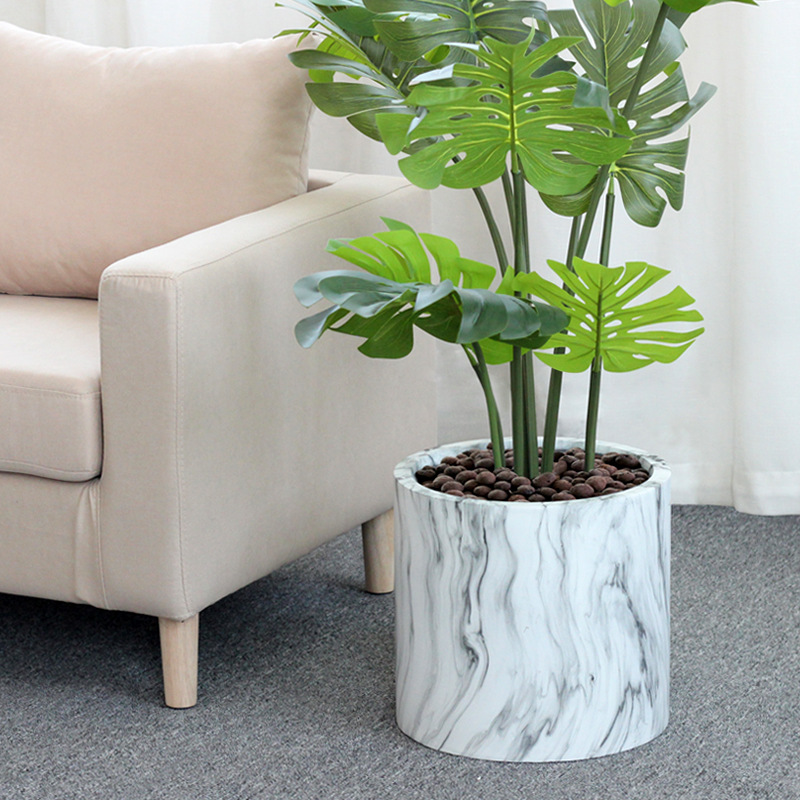 北欧家居特大号落地大花盆客厅大型植物创意简约装饰绿植水泥树盆
