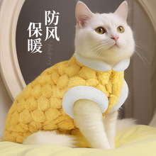 猫咪衣服冬季保暖宠物小猫布偶英短秋冬装幼猫马甲冬天防掉毛背心