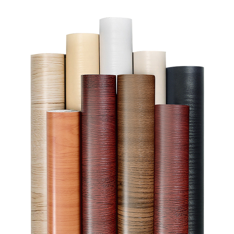 门贴纸整张木门翻新自粘卧室旧门改造加厚壁纸家具包边贴木纹贴纸￥8