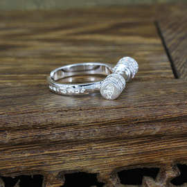 泰国佛牌阿赞白矿人缘鸟戒指