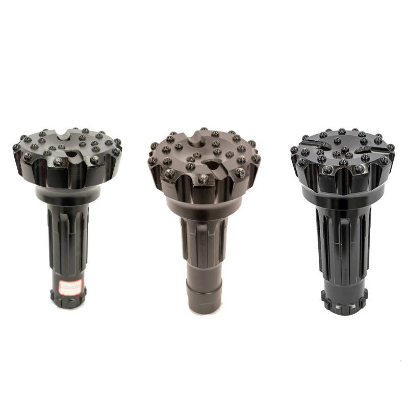 打井机配件可选配冲击器潜孔钻头168偏心钻具打土打岩石潜孔钻头