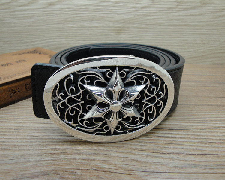 ch复刻高挡男士复古配饰纯银皮带扣头权志龙gd欧美泰银腰带扣平滑