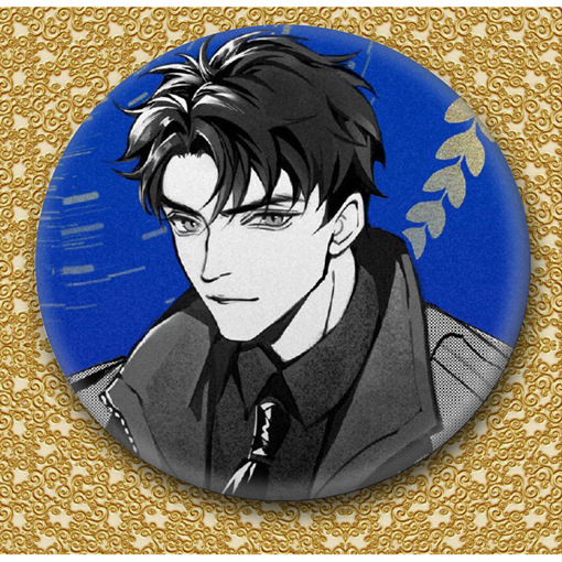 外贸热销货源动漫破云胸章周边学生礼品徽章江停严峫书包挂饰