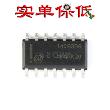 原装mc14093bdr2g soic-14施密特触发器输入四路2输入与非门-阿里巴巴