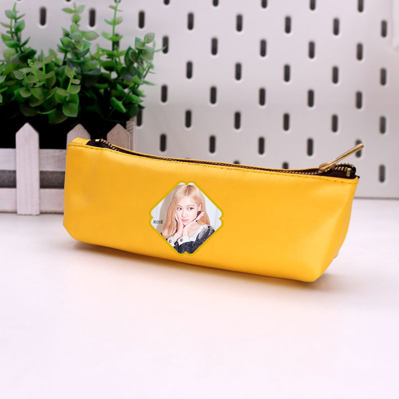 blackpink粉墨lisa jennie jisoo 朴彩英周边pu 笔袋