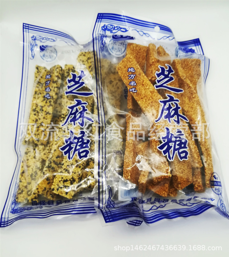 启盛芝麻糖250g休闲零食整件30袋
