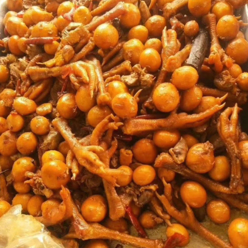 仙桃市毛嘴特产五香卤鸡杂(500 克左右,生产日期见封口处)