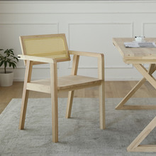 xy实木组装复古简约餐椅设计师靠背椅子书桌椅咖啡民宿休闲椅凳