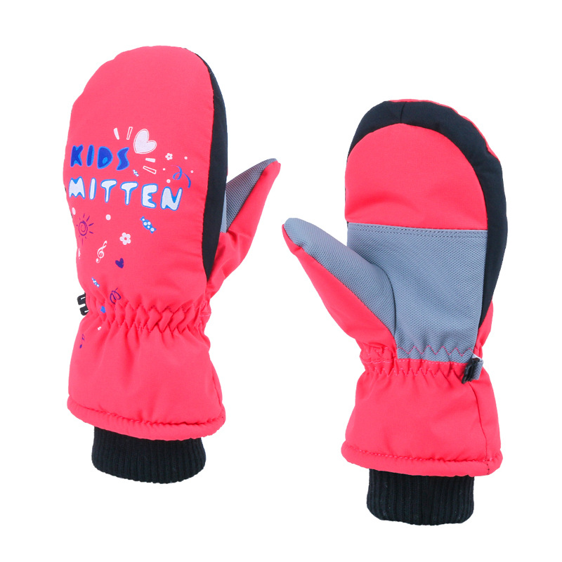 儿童并指保暖手套宝宝冬天防寒小孩玩雪滑雪手套男童女童闷子批发