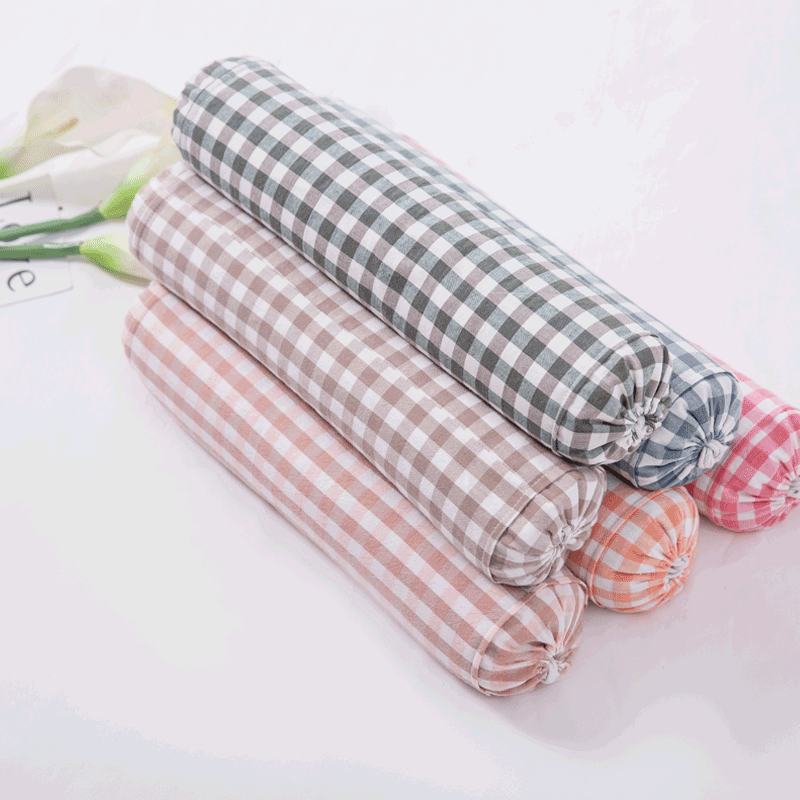 84n荞麦颈椎枕圆形长圆柱枕头助睡眠长护颈枕床上脖枕单人小圆枕