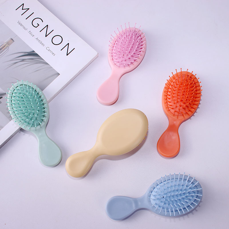 Comb Female Airbag Comb Cute Mini Cartoon Color Small Comb Portable Wet and Dry Dual-Use Small Comb Factory Wholesale