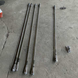 玻璃雨棚雨塔幕墙配件304不锈钢支撑杆预埋底座锚具锁头拉杆12mm