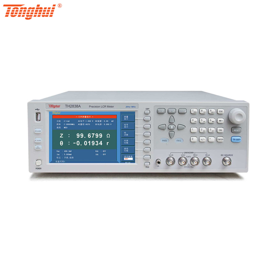 tonghui同惠th2838a精密型数字电桥 高频自动平衡lcr测试仪