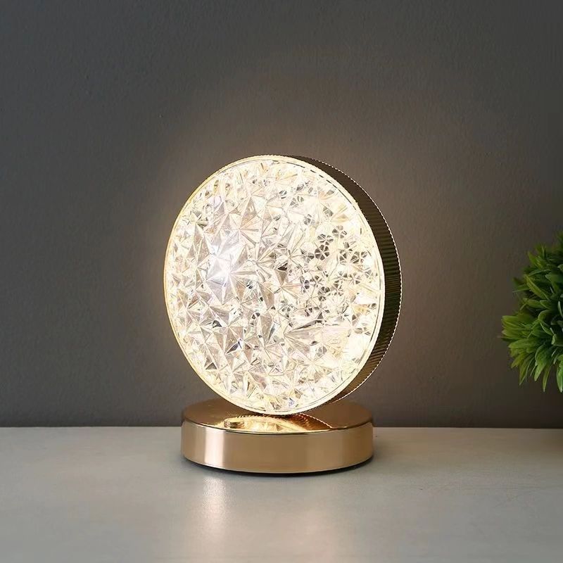 Factory Direct Supply Internet Celebrity Led Star Moon Good-looking Style Small Night Lamp Hot Charging Touch Table Lamp