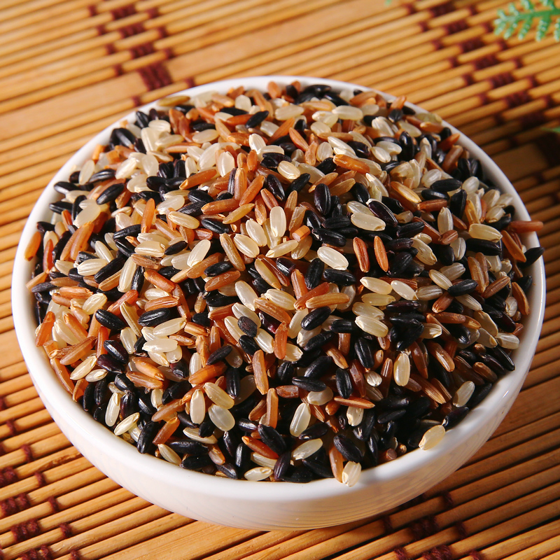 东北三色糙米5斤农家自种低脂健身代餐新粳米五谷杂粮