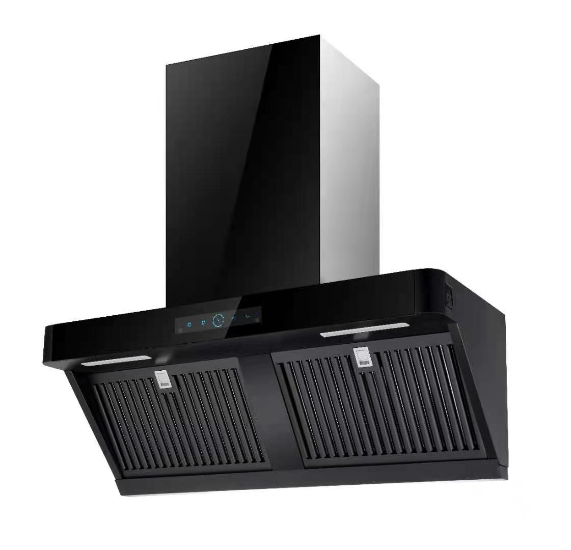 夏新 不锈钢双电机抽油烟机家用大吸力侧吸厨房吸油烟机小型家用