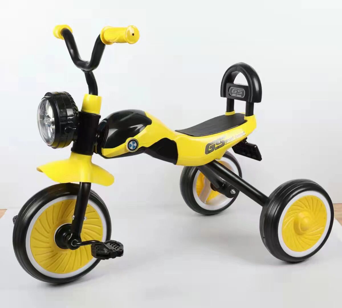 儿童三轮车脚踏车宝宝童车车子幼儿脚蹬车2岁3岁男女娃孩轻便简易