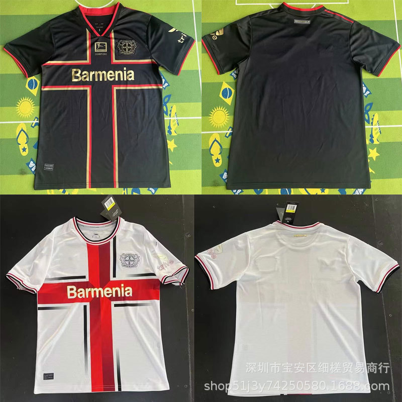 24/25德甲勒沃库森球衣10号维尔茨 34号扎卡 22博尼法斯足球服