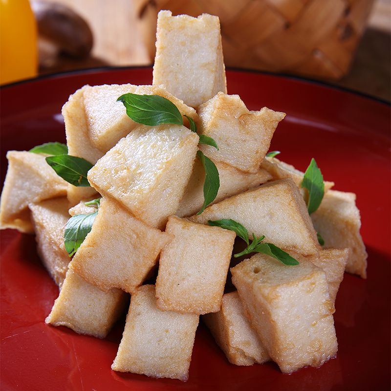 胜利宝黄金鱼豆腐500g 火锅关东煮串串麻辣烫半成品食材 2袋起批