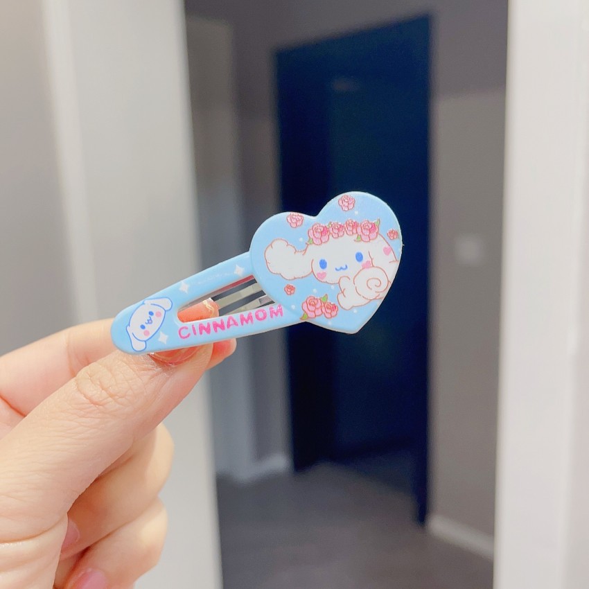 New Sanrio Bb Clip Cinnamoroll Babycinnamoroll Hello Kitty Barrettes Cartoon Cute Sweet Girl Hair Bang Side Clip Hair Accessories