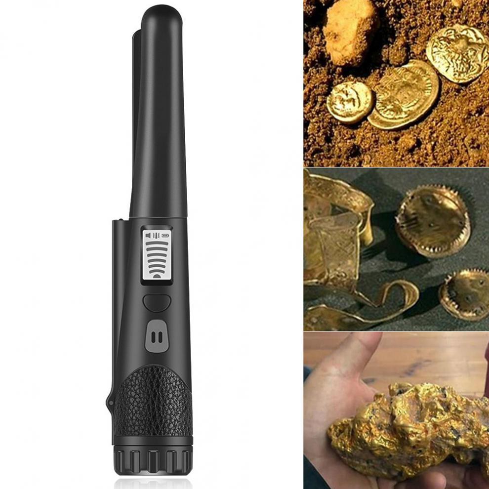 金属探测器 带液晶显示器 黄金寻宝仪 探测器带手电功能