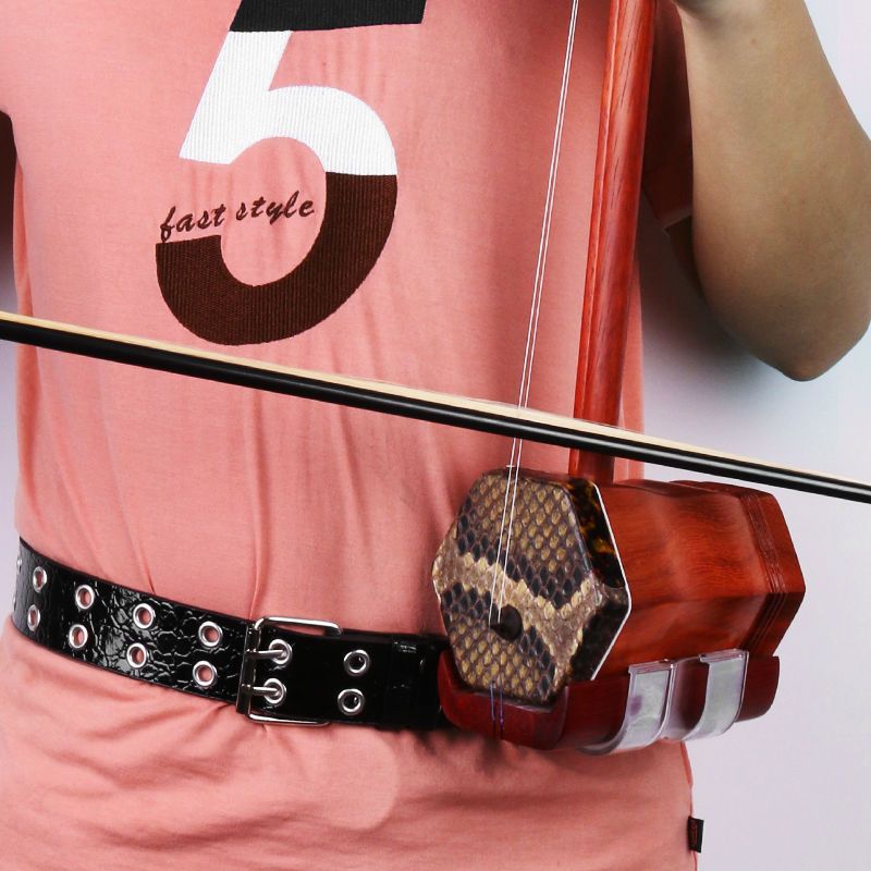 二胡腰托 站立式演奏腰托腰带二胡专用底托南北通用民乐乐器配件