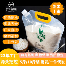源头厂家礼品大米5kg煲仔饭新米丝苗米籼米长粒香米大米10斤批发