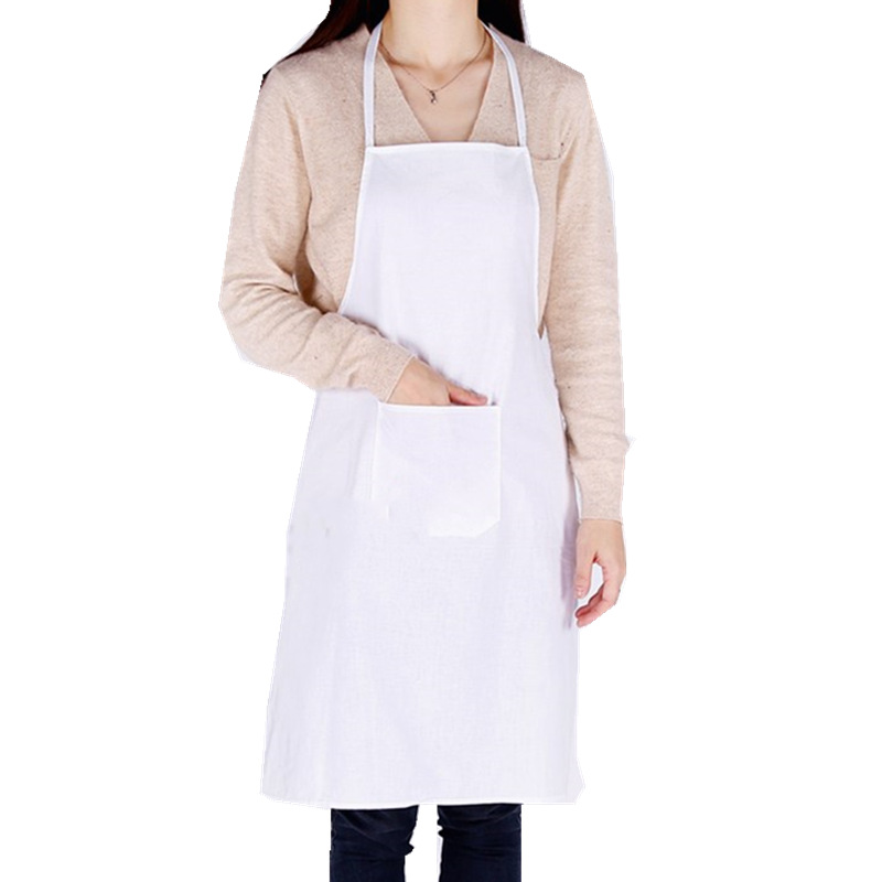 纺织厂围裙白色纺织饭单织布工围裙三袋棉纺厂纺纱女工围兜涤棉