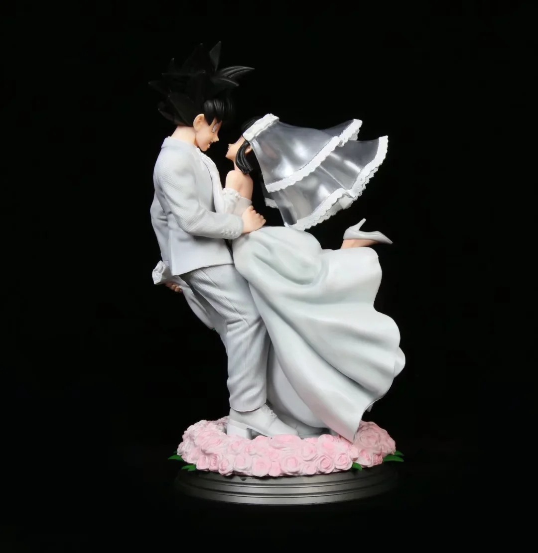 umy七龙珠手办悟空一生gk悟空&琪琪婚礼手办模型雕像摆件结婚礼物