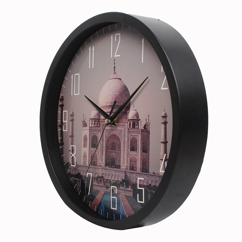 Saudi Arabia Wall Clock Modern Living Room Decoration Bedroom and Household Wall Hanging Noiseless Clock Clock Wholesale