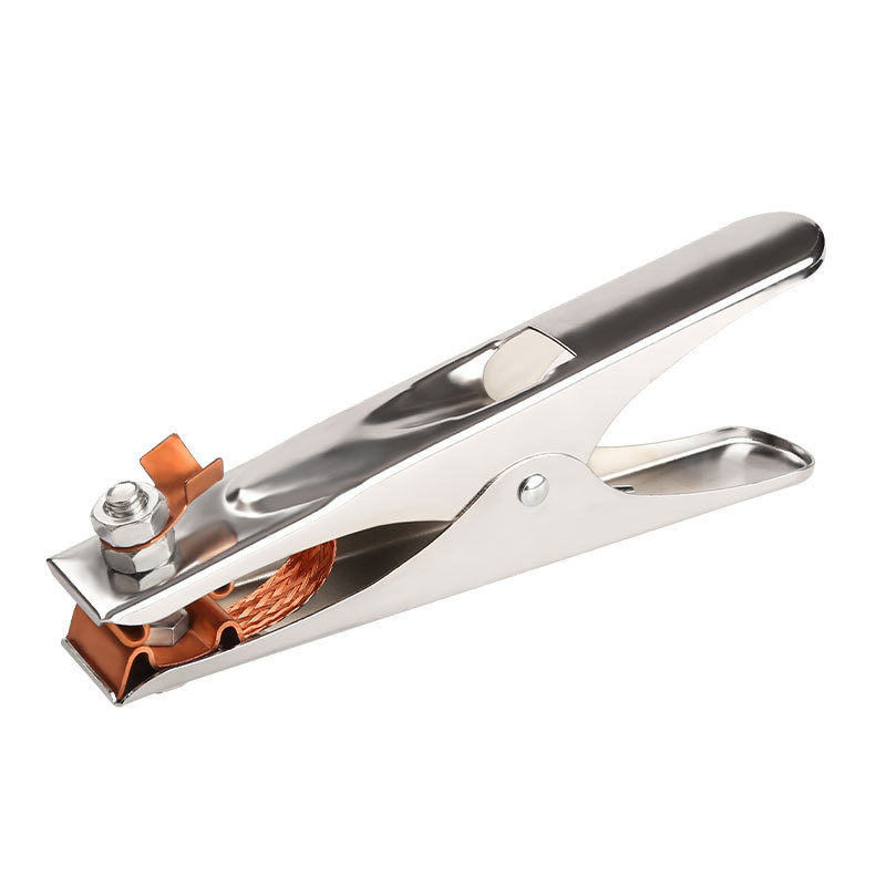 厂家直销 接地夹子300a 500a紫铜编带焊钳氩弧焊电焊机配件地线夹