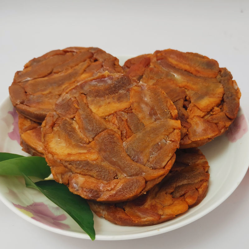 批发价猪肉压缩肉青岛特色小吃休闲食品 五花肉脂渣肉饼圆饼袋装