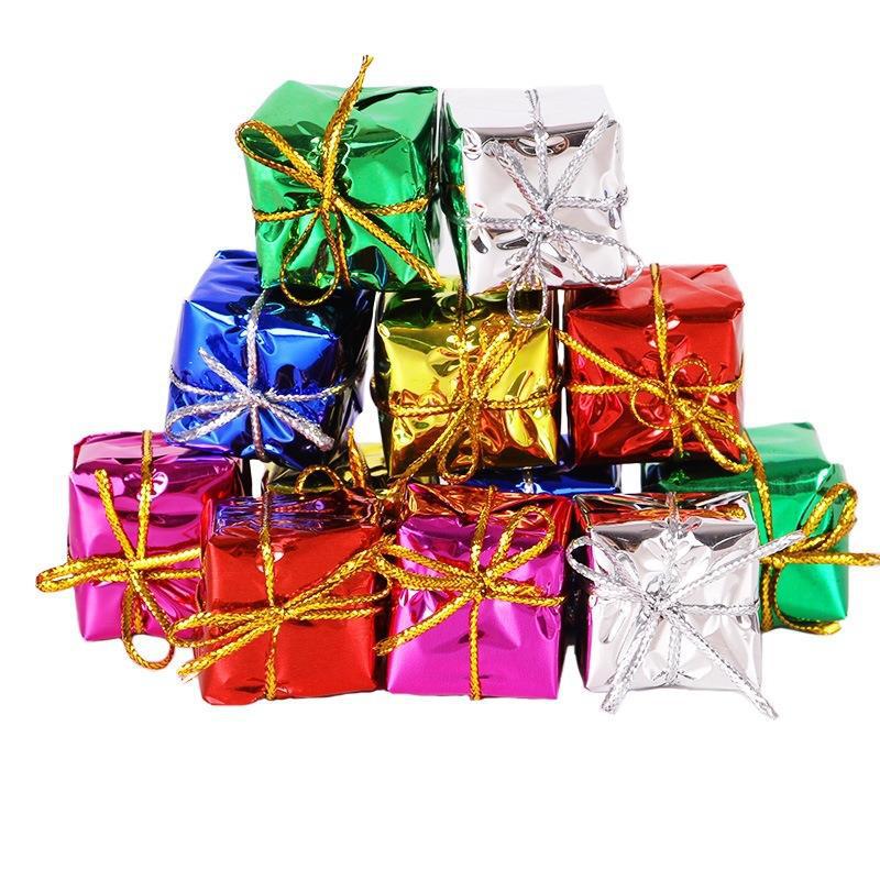2023 Spot Christmas Tree Pendant Decoration Accessories Foam Gift Bag Christmas Gift Bag Gift Box 2cm-8cm Laser