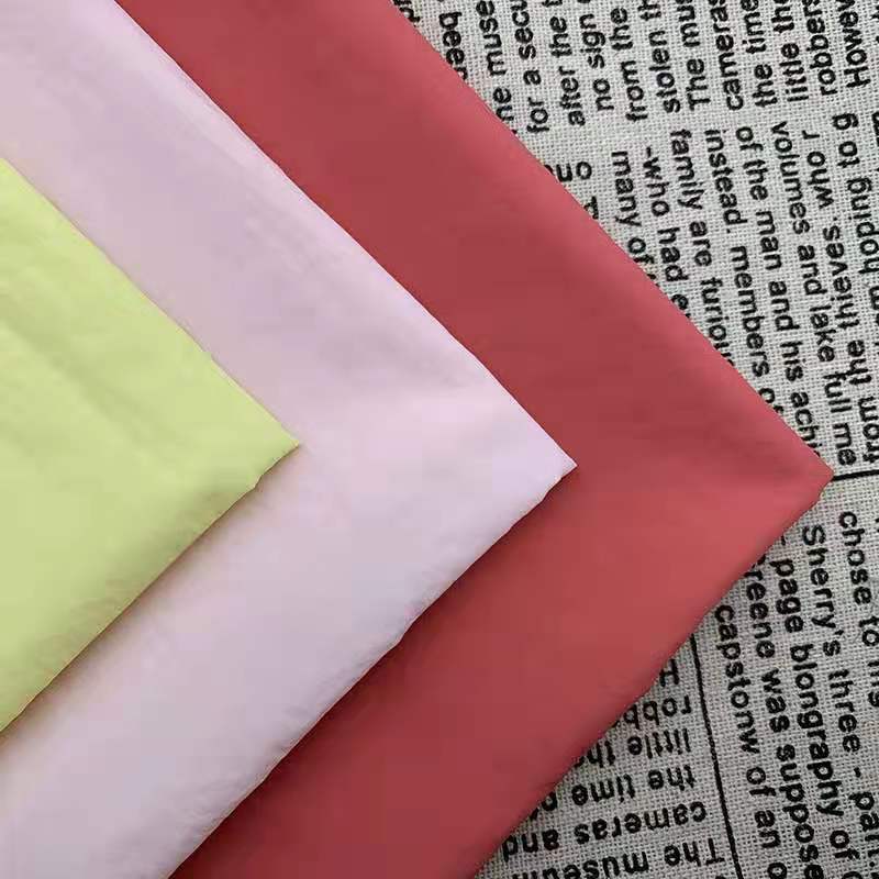 锦纶尼丝纺40d低弹皱全尼龙 防晒衣春夏户外风衣超柔超薄透气布料