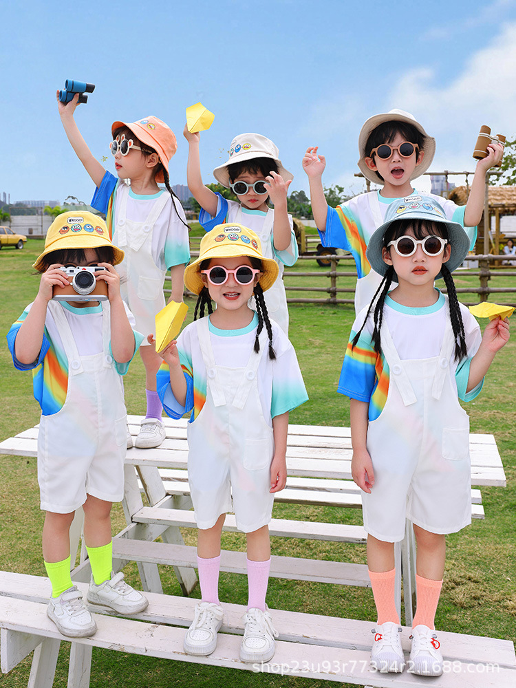 幼儿园服夏装六一儿童表演出服运动会开幕式啦啦队班服小学生校服