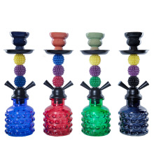 跨境新款高档玻璃小号水烟壶套装烟具全套酒吧用烟斗烟枪hookah