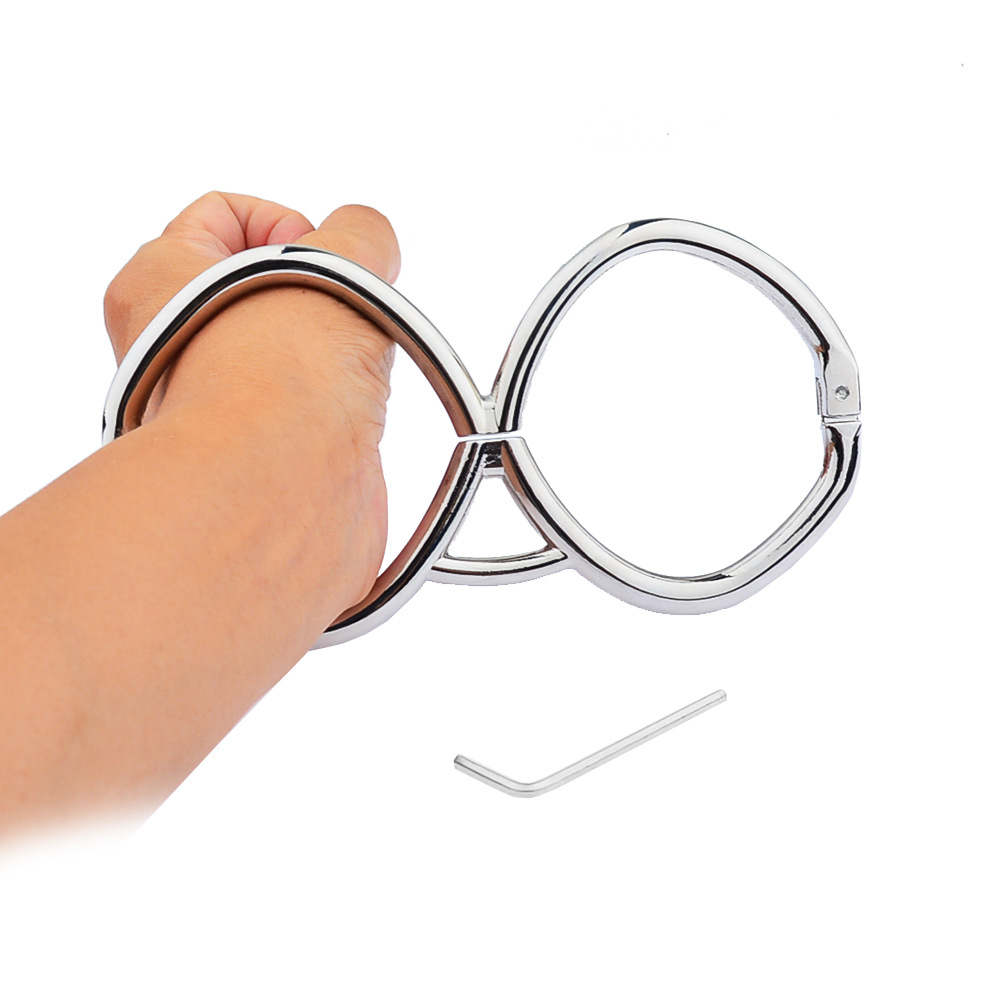 情趣用品男女性用品sm捆绑束缚玩具金属手铐项圈8字手铐手环调情