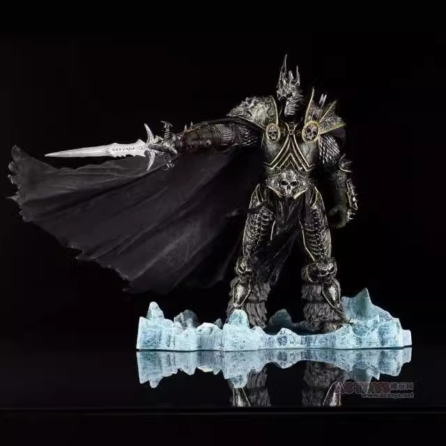 游戏周边 魔兽 dc7代 巫妖王 阿尔萨斯 死亡骑士 盒装手办模型