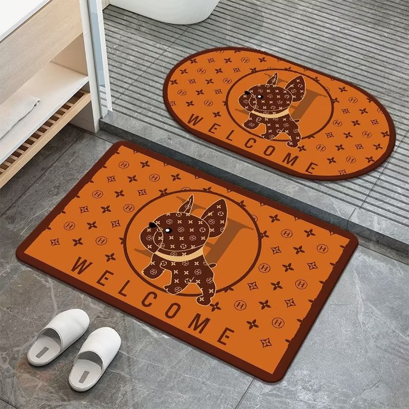 Soft Diatom Ooze Soft Floor Mat Bathroom Absorbent Mat Bathroom Step Mat Toilet Non-Slip Mat Household Quick-Drying Doormat