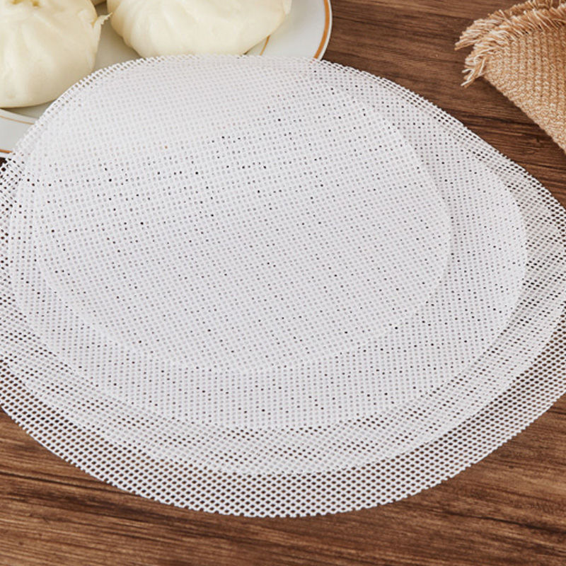 圆形硅胶蒸笼垫 蒸馒头耐高温 加厚加密蒸屉布不粘小孔蒸笼布