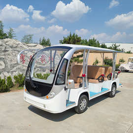 8-11-14座电动观光旅游景区售楼处看房车四轮酒店接待游览摆渡车
