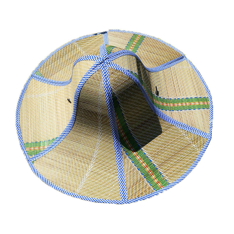 Hot Sale Hainan Big Brimmed Straw Hat Men's and Women's Summer Tide Foldable Sun-Proof Sun Hat Fishing Farmer Straw Hat