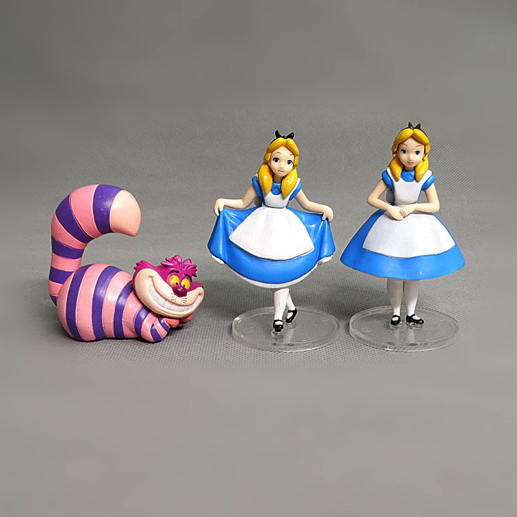 外贸散货 爱丽丝公主梦游仙境 妙妙猫柴郡猫 人偶摆件模型公仔