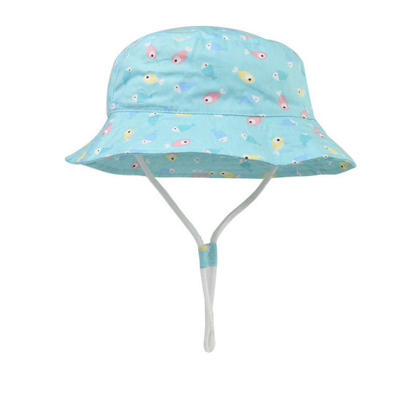 Foreign Trade Children's Sun Protection Sun Protection Neck Protection Sun Hat Breathable Big Brim Male and Female Baby Summer UV Protection UPF50